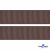 Репсовая лента 005, шир. 25 мм/уп. 50+/-1 м, цвет коричневый - купить в Нальчике. Цена: 298.75 руб.