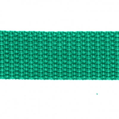 Стропа текстильная, шир. 25 мм (в нам. 50+/-1 ярд), цвет яр.зелёный - купить в Нальчике. Цена: 397.52 руб.