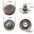 Кнопка металлическая "Альфа" с пружиной, 15 мм (уп. 720+/-20 шт), цвет никель - купить в Нальчике. Цена: 1 481.69 руб.