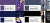 Костюмная ткань "Элис" 18-3921, 200 гр/м2, шир.150см, цвет голубика - купить в Нальчике. Цена 303.10 руб.