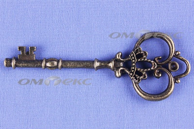 Декоративный элемент для творчества из металла "Ключ"8,5 см  - купить в Нальчике. Цена: 26.93 руб.