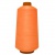 Нитки текстурированные некручёные 457, намот. 15 000 м, цвет оранжевый - купить в Нальчике. Цена: 204.10 руб.