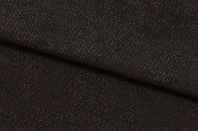 Ткань джинсовая №96, 160 гр/м2, шир.148см, цвет чёрный - купить в Нальчике. Цена 350.42 руб.