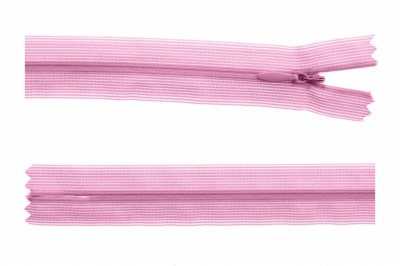 Молния потайная Т3 513, 60 см, капрон, цвет св.розовый - купить в Нальчике. Цена: 10.24 руб.