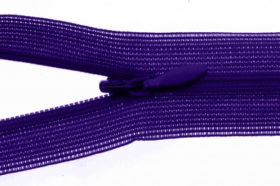 Молния потайная Т3 866, 20 см, капрон, цвет фиолетовый - купить в Нальчике. Цена: 5.27 руб.