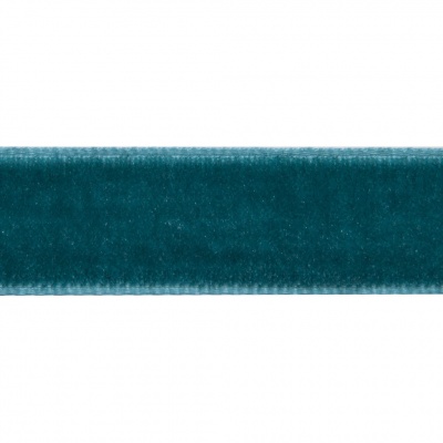 Лента бархатная нейлон, шир.12 мм, (упак. 45,7м), цв.65-изумруд - купить в Нальчике. Цена: 392 руб.