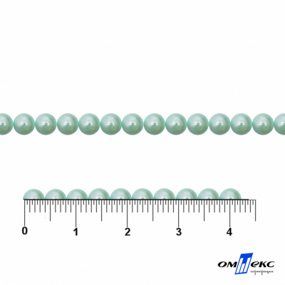 0404-5146G-Полубусины пластиковые круглые "ОмТекс", 4 мм, (уп.50гр=2500+/-10шт), цв.086-бл.бирюза - купить в Нальчике. Цена: 63.50 руб.