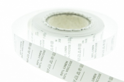 Состав и уход за тк. Linen 50%  Viscose 50%  1000шт - купить в Нальчике. Цена: 476.84 руб.