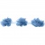 Тесьма плетеная "Рюш", упак. 9,14 м, цвет голубой - купить в Нальчике. Цена: 45.87 руб.