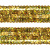 Тесьма с пайетками D16, шир. 20 мм/уп. 25+/-1 м, цвет золото - купить в Нальчике. Цена: 778.19 руб.