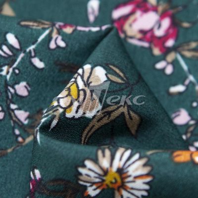Плательная ткань "Фламенко" 6.1, 80 гр/м2, шир.150 см, принт растительный - купить в Нальчике. Цена 241.49 руб.