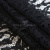 Кружевное полотно #2307, 145 гр/м2, шир.150см, цвет чёрный - купить в Нальчике. Цена 449.07 руб.