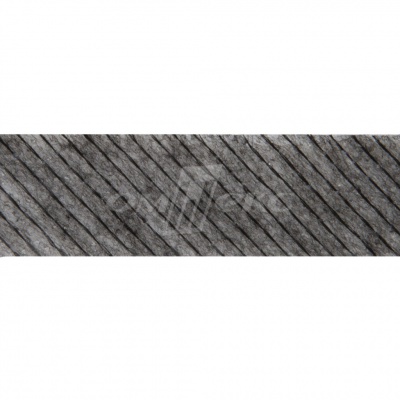 KQ217N -прок.лента нитепрошивная по косой 15мм графит 100м - купить в Нальчике. Цена: 2.24 руб.